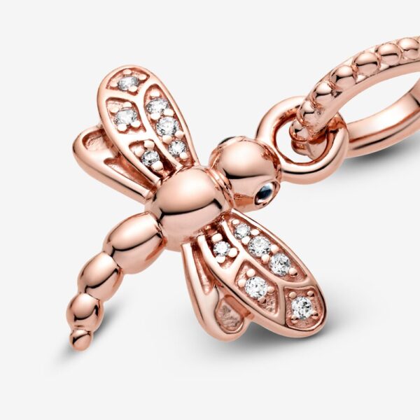 Pendant Pandora Rose With Cubic Zirconia, Sparkling Dragonfly