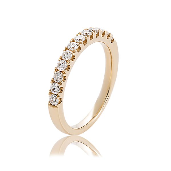 Ring Yellow Gold 18K With Diamonds