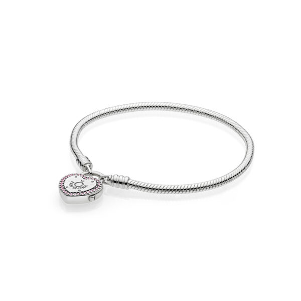 Moments Bracelet Silver 925 With Cubic Zirconia, Lock Your Promise
