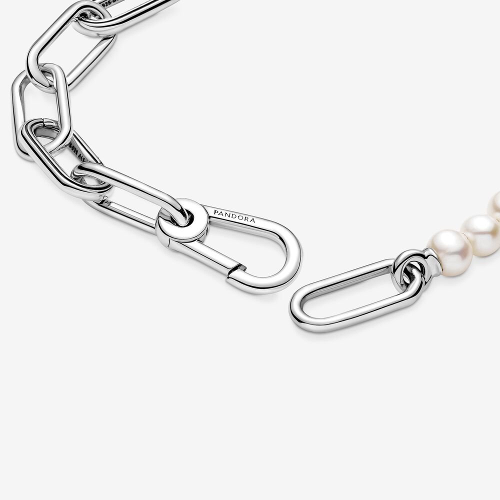 Pandora Women's Bracelet Silver 925 Radiant Heart & Floating Stone 15083