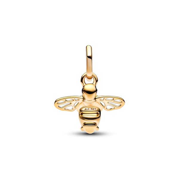 Κρεμαστό Σύμβολο Με Επίστρωση Χρυσού 14Κ, Με Κρύσταλλα, Σμάλτο Και Κυβική Ζιρκόνια, Μέλισσα