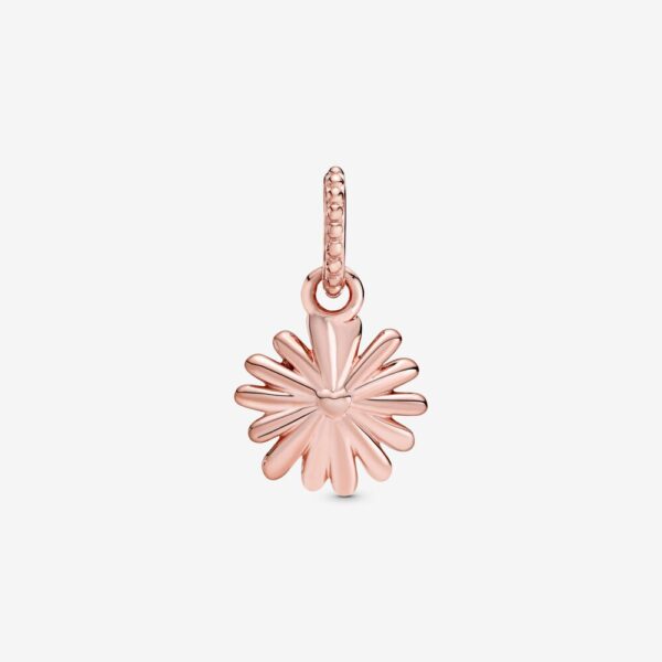 Pendant Pandora Rose, With Cubic Zirconioa And Enamel,  Pink Daisy Flower