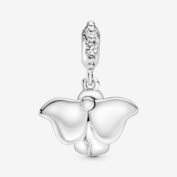 Charm Dangle Silver 925 With Cubic Zirconia And Enamel, Disney Dumbo