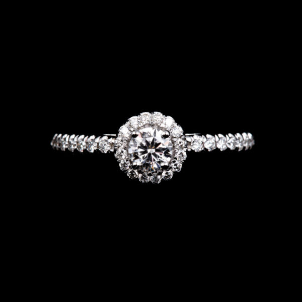 Ring White Gold 18K With Diamonds