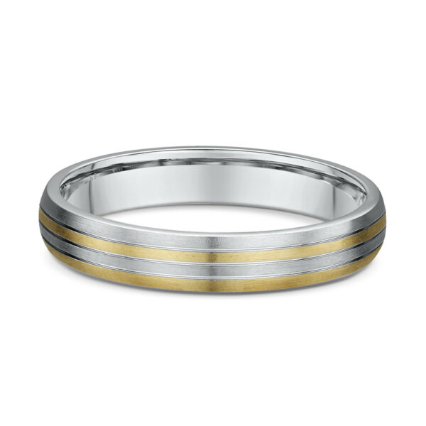 Wedding Ring White And Yellow Gold K14