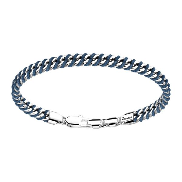 Bracelet Silver 925 With Cordon And Kevlar