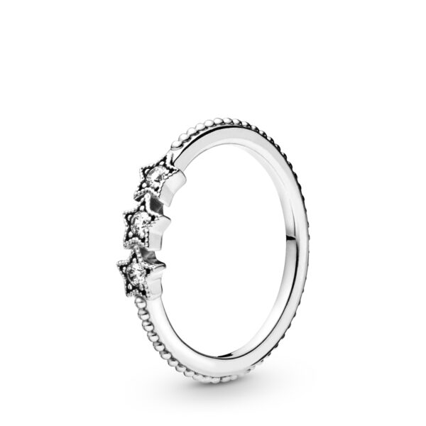 Celestial Stars Ring Silver 925 With Cubic Zirconia