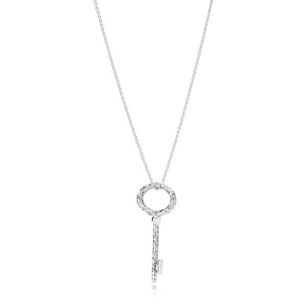 Necklace Silver 925 , Pandora Regal Key