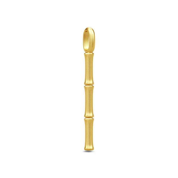 Κρεμαστό Σύμβολο Bamboo Integrity Από Ασήμι Με Χρυσό 22K