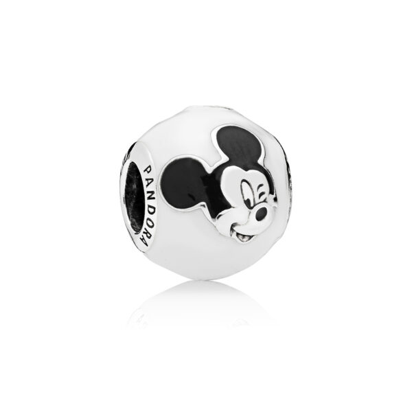 Charm Silver 925 With Enamel, Disney Expressive Mickey
