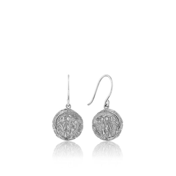 Earrings Silver 925, Emblem Hook
