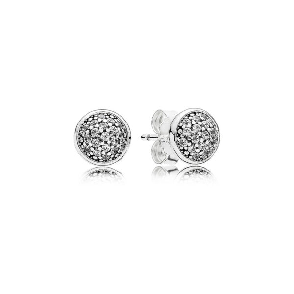 Pavé Stud Earrings Silver 925 With Cubic Zirconia